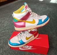 Кроссовки Nike Dunk High Multicolor. Оригинал