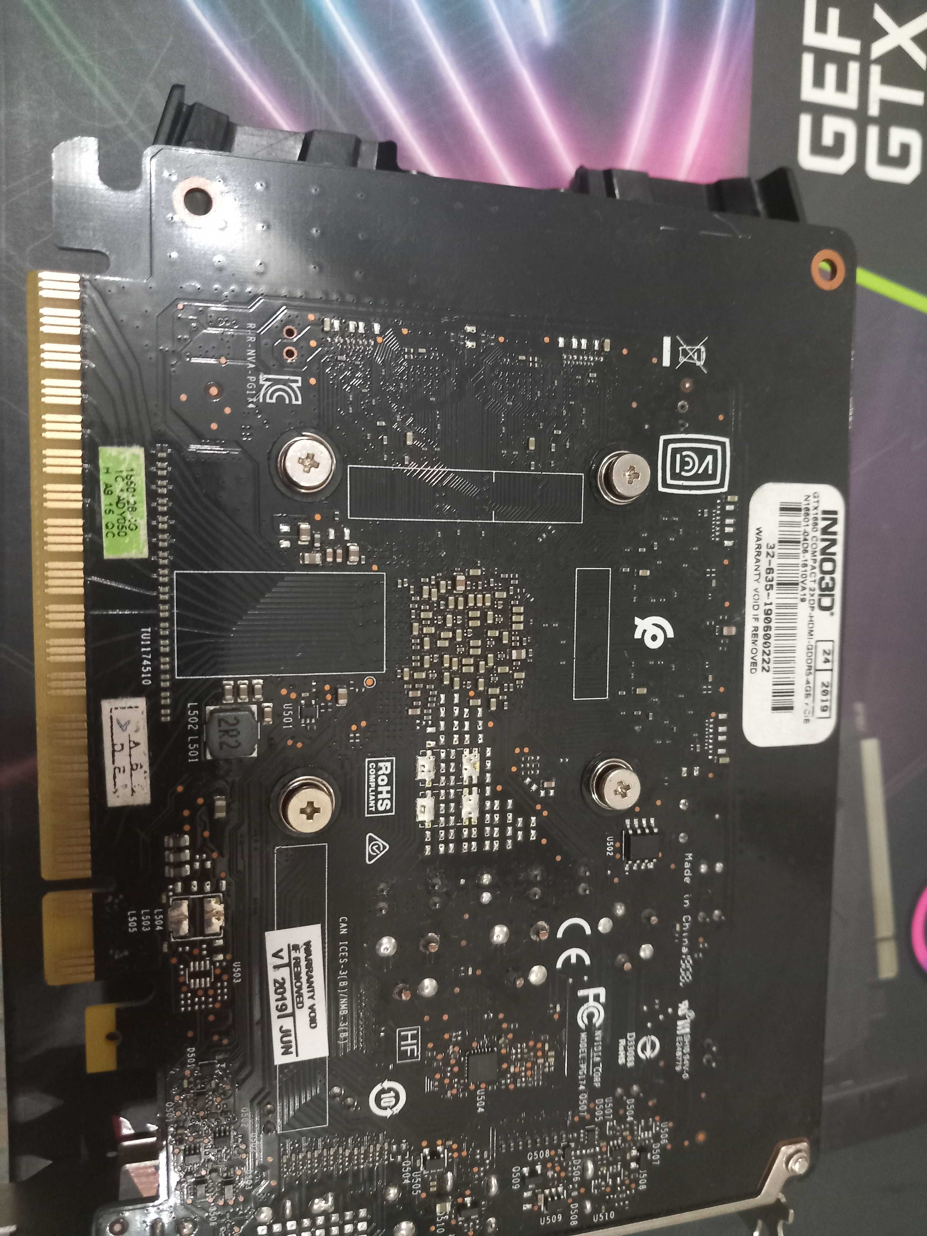 Placa gráfica GTX 1650 COMPACT 4GB