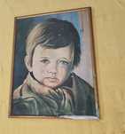 Quadro Antigo parede medidas nas fotos