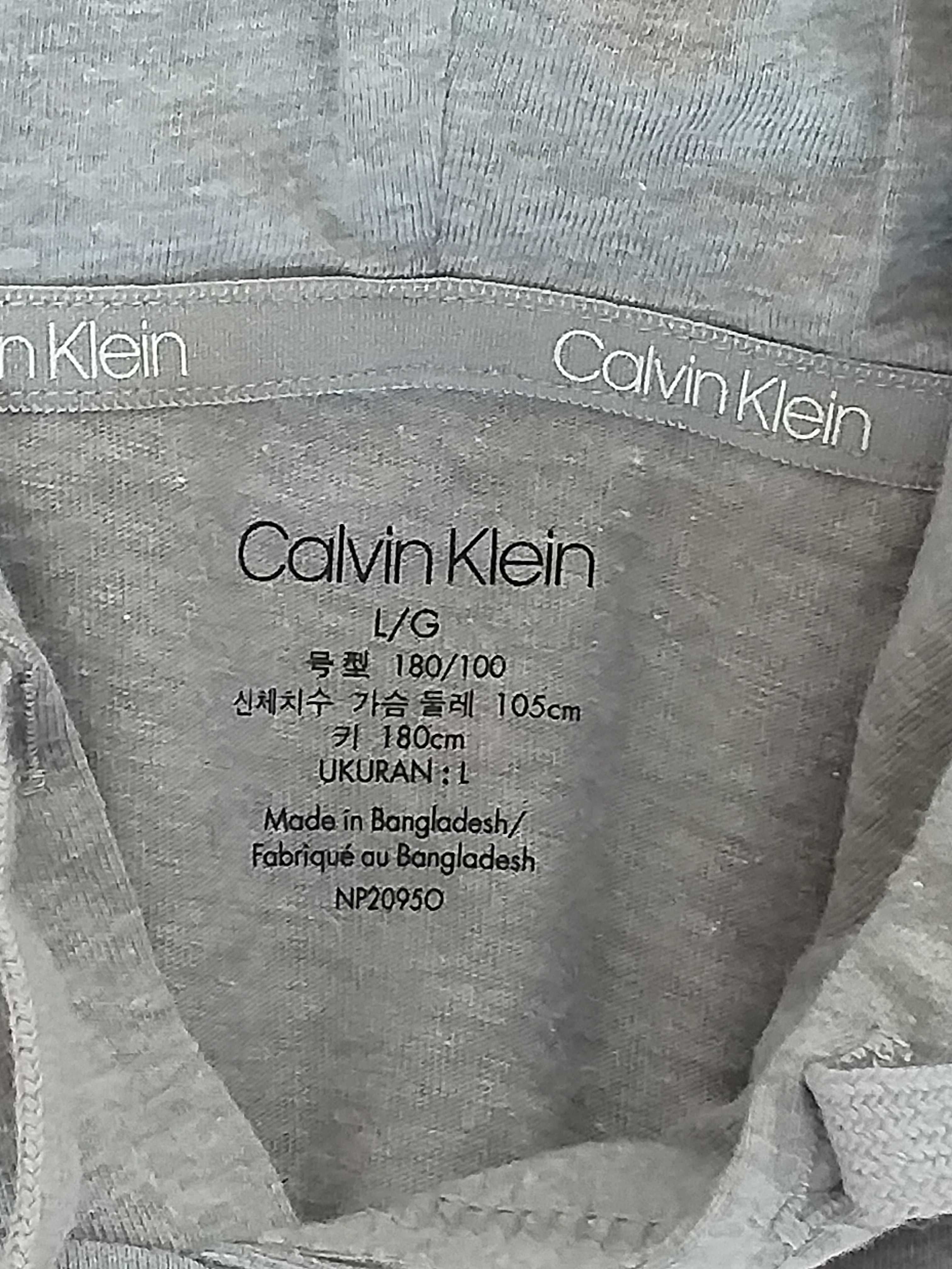 Bluza z kapturem do spania męska Calvin Klein L