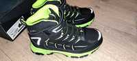 Buty zimowe  Elbrus Juniorskie Jr 4262 Blk Lime Silverr roz.33