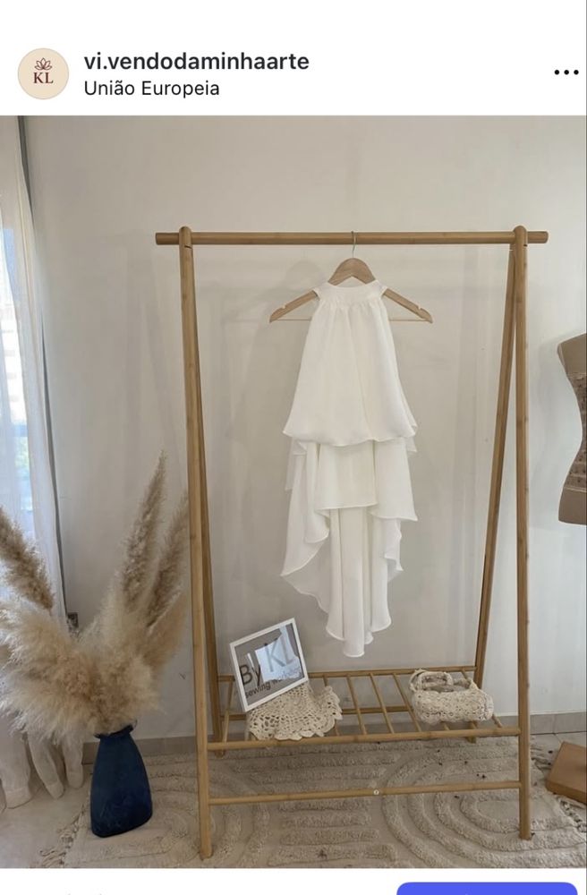 Blusa jatobà branca , ecologicamente produzidas , peças artesanais