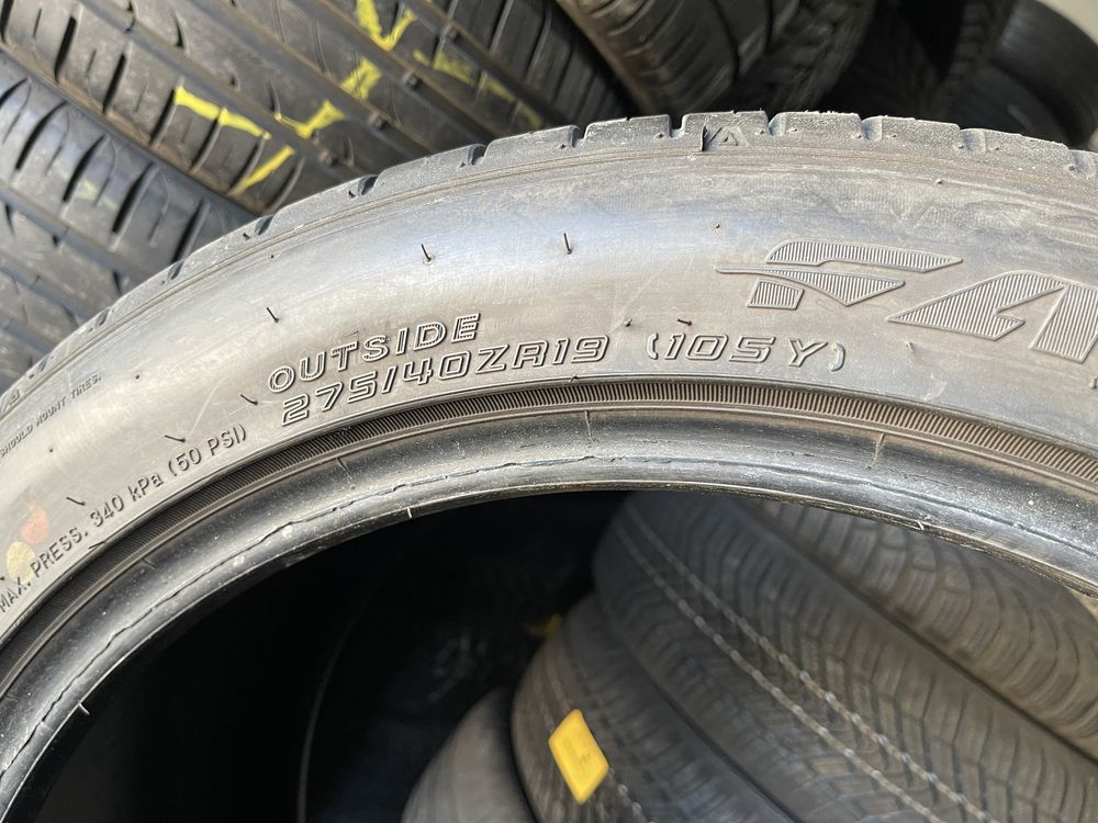 2xFalken 275 40r19., 2018 5.3mm