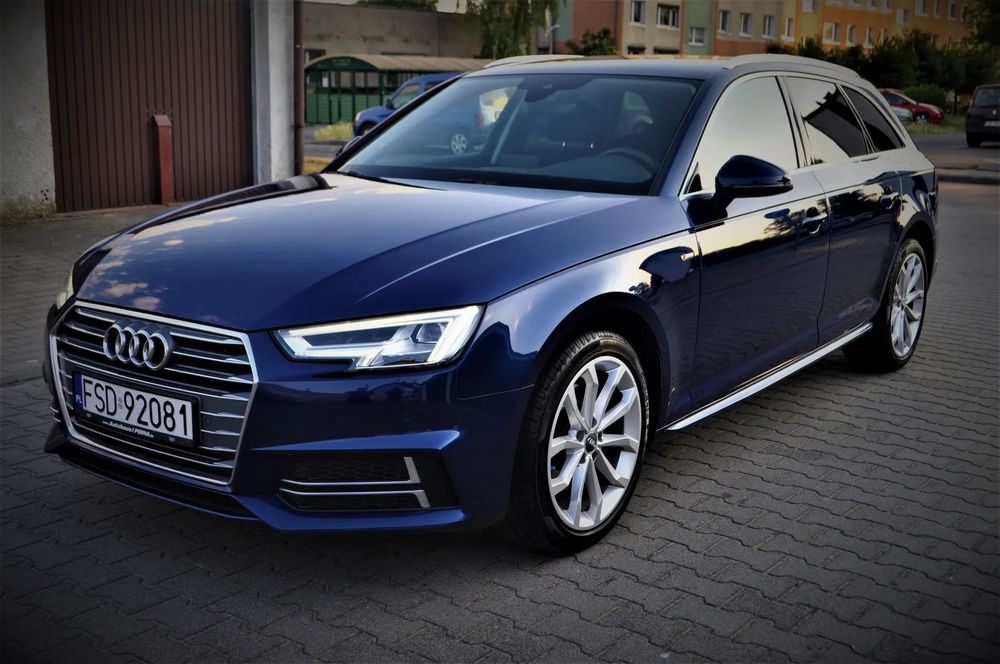 Audi A4 2.0TFSI 190KM automat ŁOPATKI zarejestrowany HAK ALU18 LED F.Vat