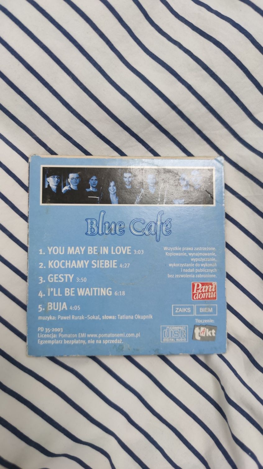 Płyta CD Blue Cafe największe hity