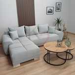 Nowoczesny Narożnik Alaska, USB rozkładana, sofa kanapa gratis