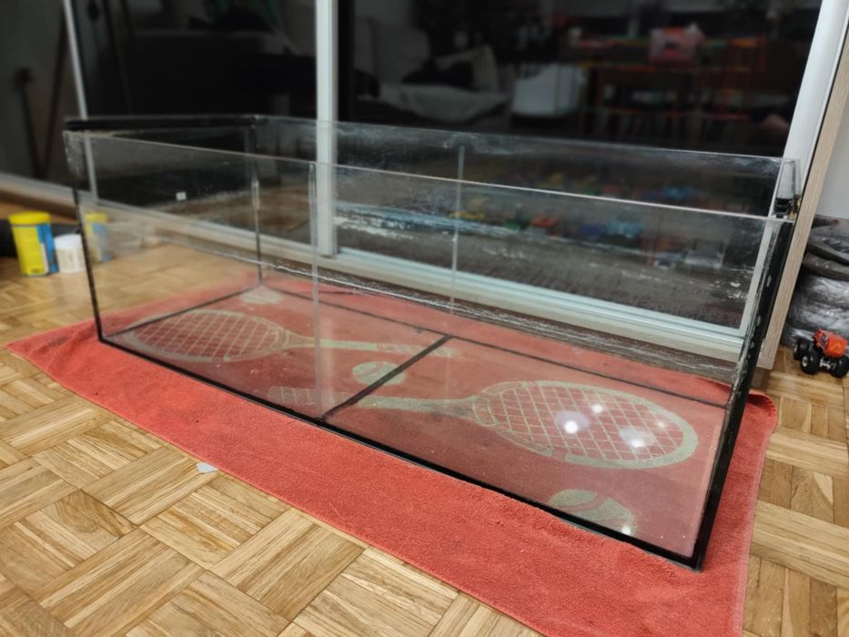Pilne! Akwarium terrarium 140 litrów