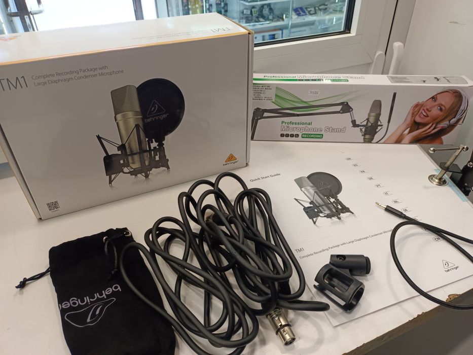Behringer TM1 Mikrofon pojemnosciowy studyjny+Statyw Komis Madej Sc