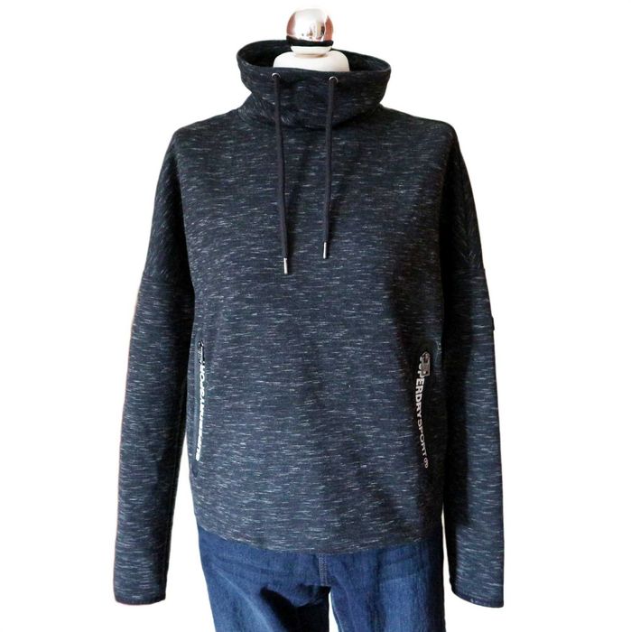 SUPERDRY | sportowa bluza damska z kominem S