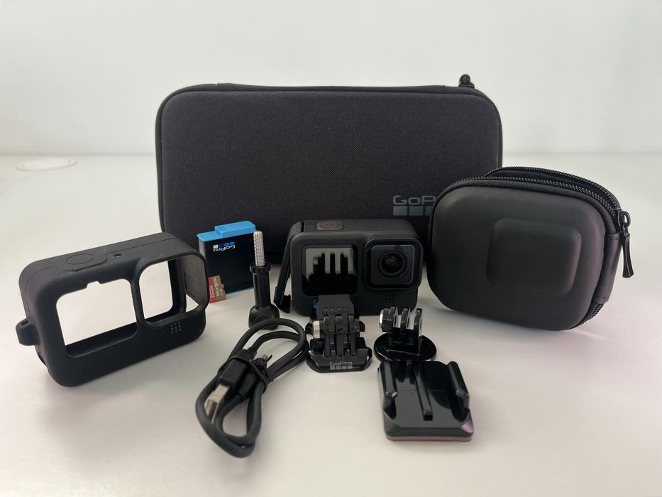 GoPro HERO10 Black jak nowa! Zestaw XL okazja!