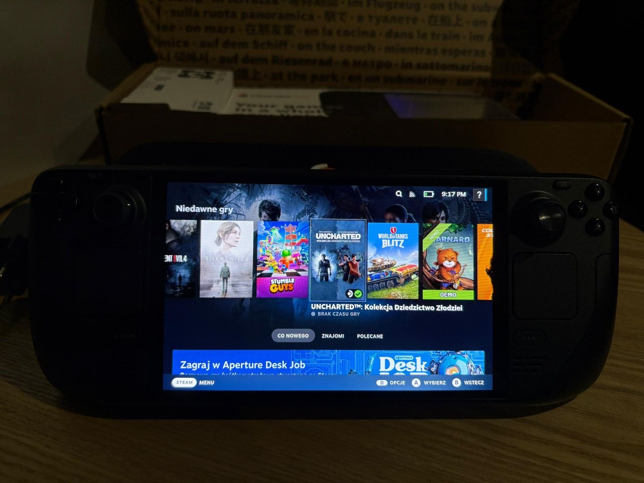 Steam Deck OLED 2TB SSD, HDR gwarancja, faktura zakupu