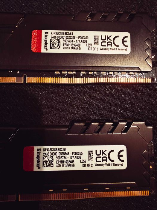 RAM Kingston FURY Beast DDR4 3200 MHz 64GB 2x32GB CL16