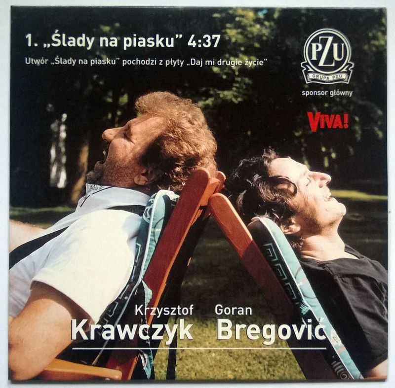 CD Krzysztof Krawczyk Goran Bregović Bregovic Ślady na piasku NOWA
