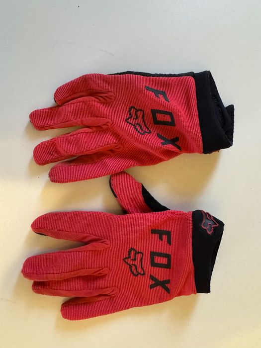 Перчатки дитячі вело крос ендуро Fox Ranger Gel Glove Bright Red
