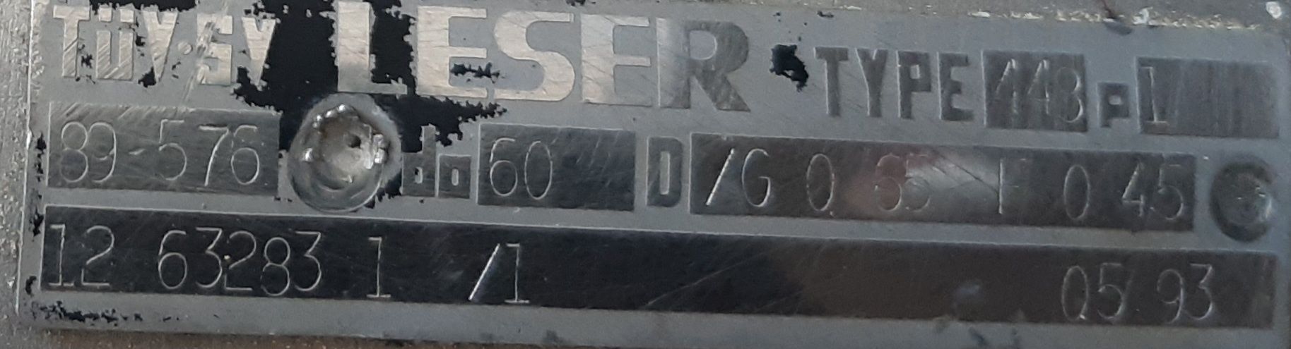 Zawor bezpieczeństwa ko  Dn 65/100 Pn 16