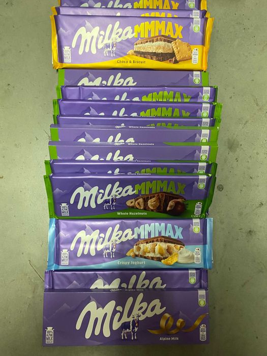 Duża czekolada Milka 14 sztuk mmmax