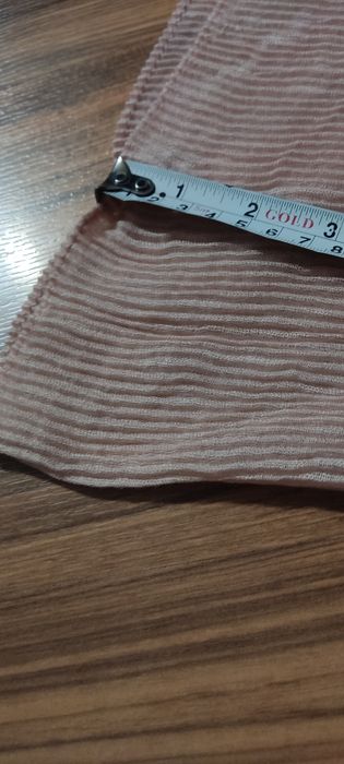 szal 2,30 x 70cm pudrowy róż