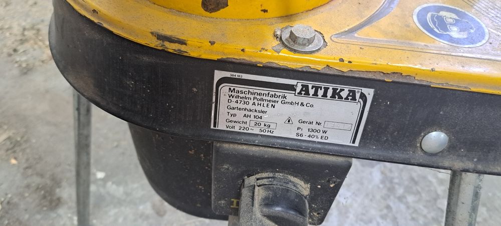 Rębak do gałęzi ogrodowy Akita 1300w