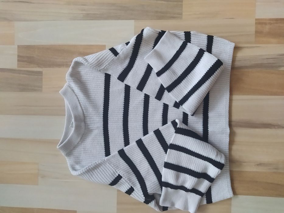 sweter w pasy rozmiar 146/152 H&M
