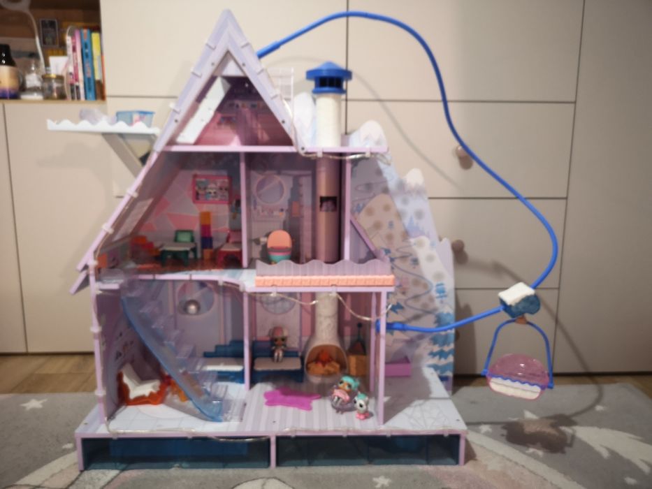 Domek zimowy LOL drewniany duży