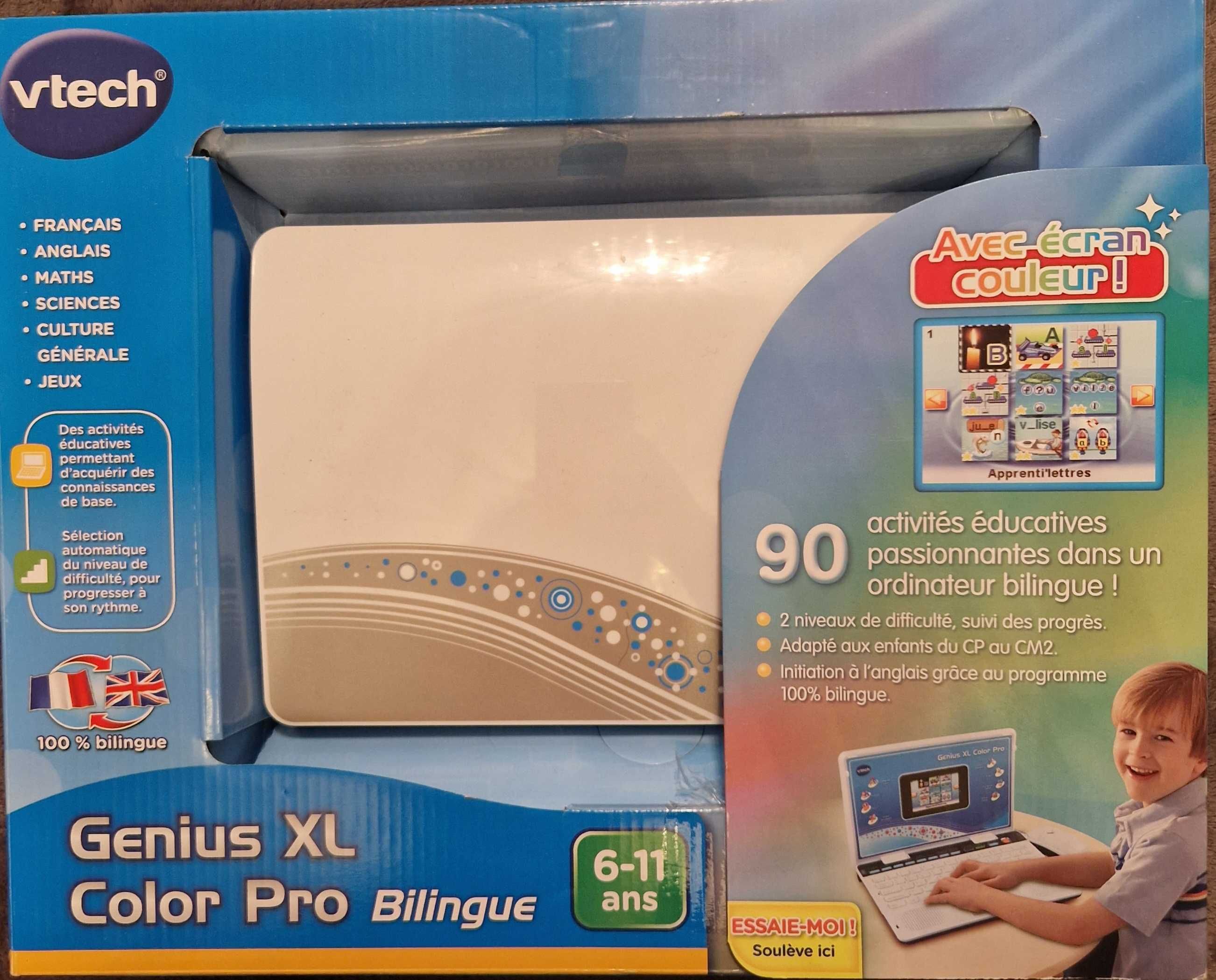 Laptop elektroniczny VTech Genius XL srebrny