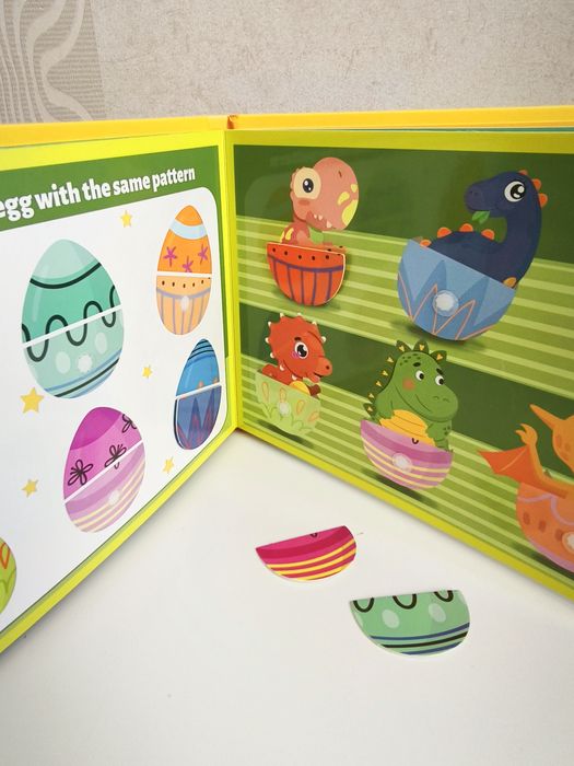 Книга на липучках. Монтесорі. Розвивашки