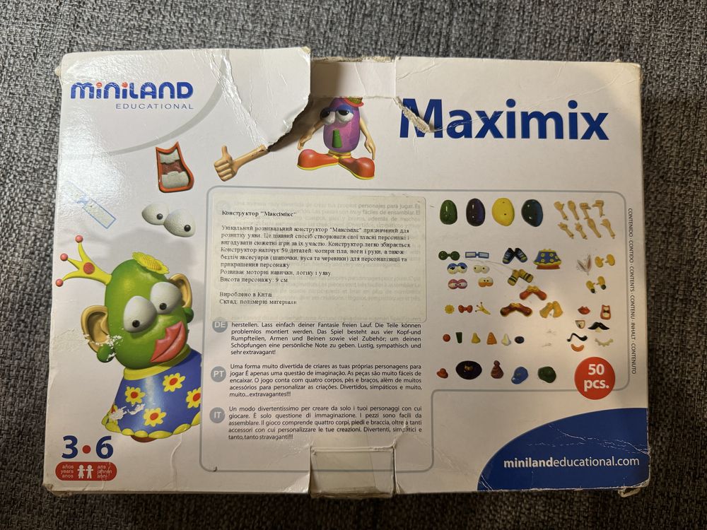 Конструктор Miniland Maximix