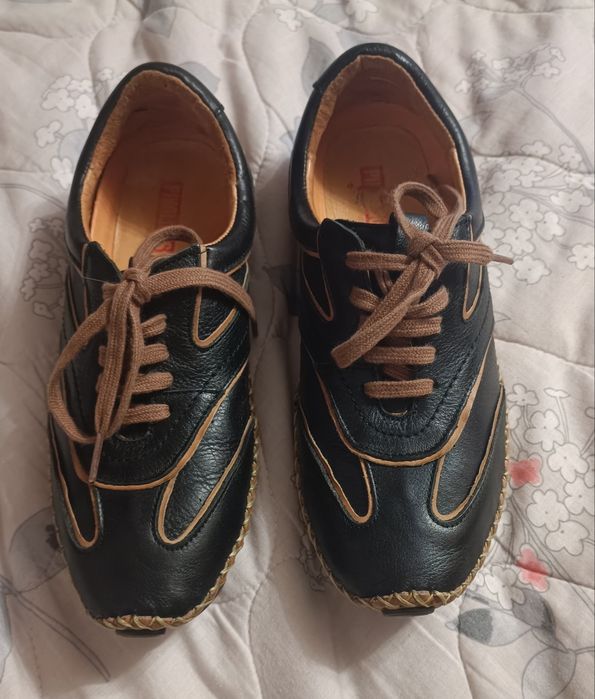 Мокасины кожаные