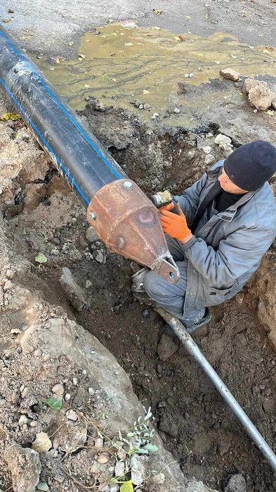 Пайка труб, ГНБ, прокол під дорогою, прокладка трубопроводів
