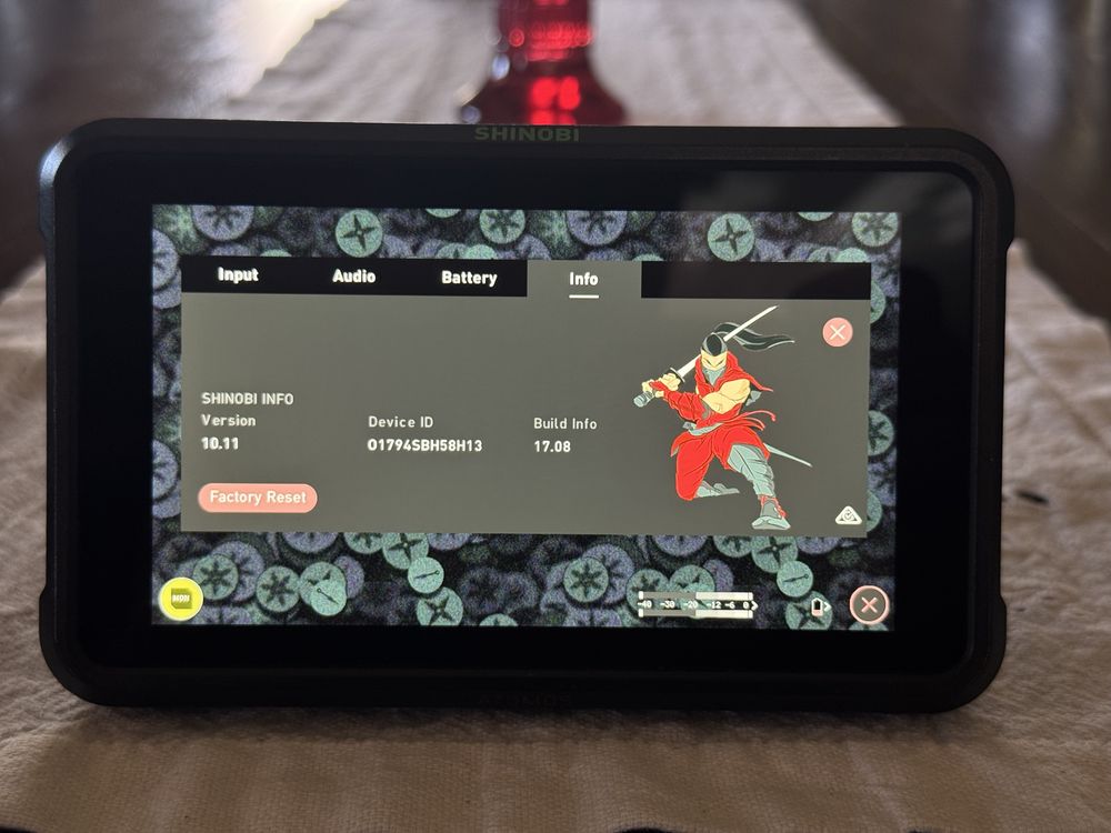 Atomos shinobi 5’ 4K HDMI