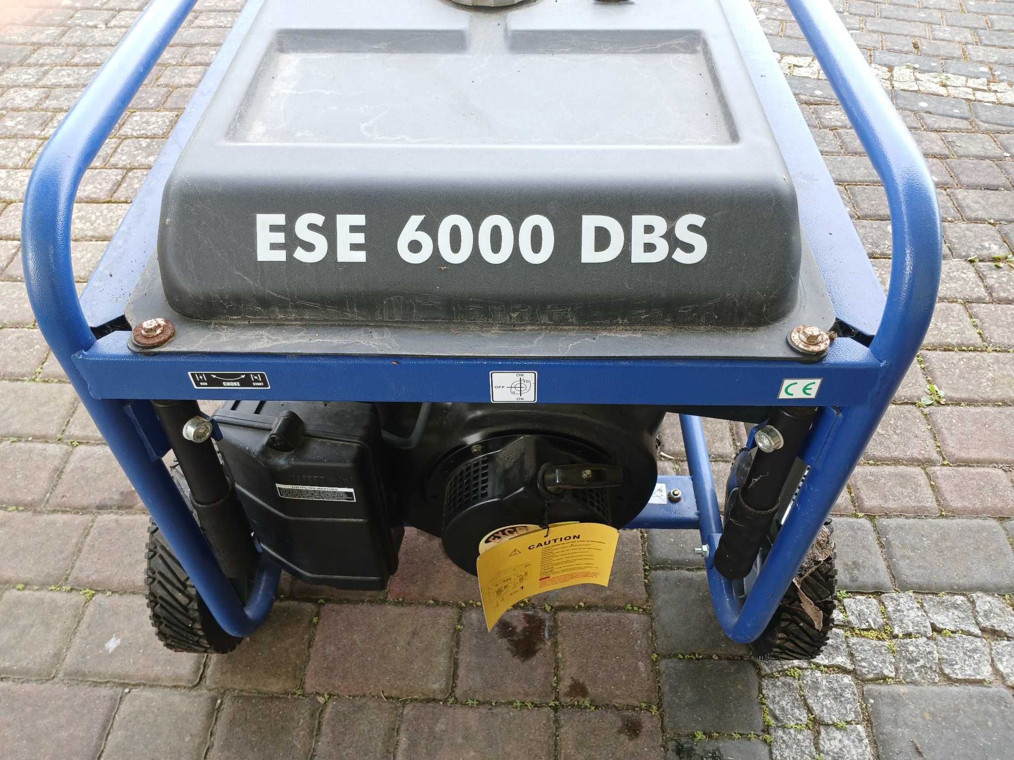 Agregat prądotwórczy ESE 6000 DBS , nie używany SILNIK BENZYNOWY