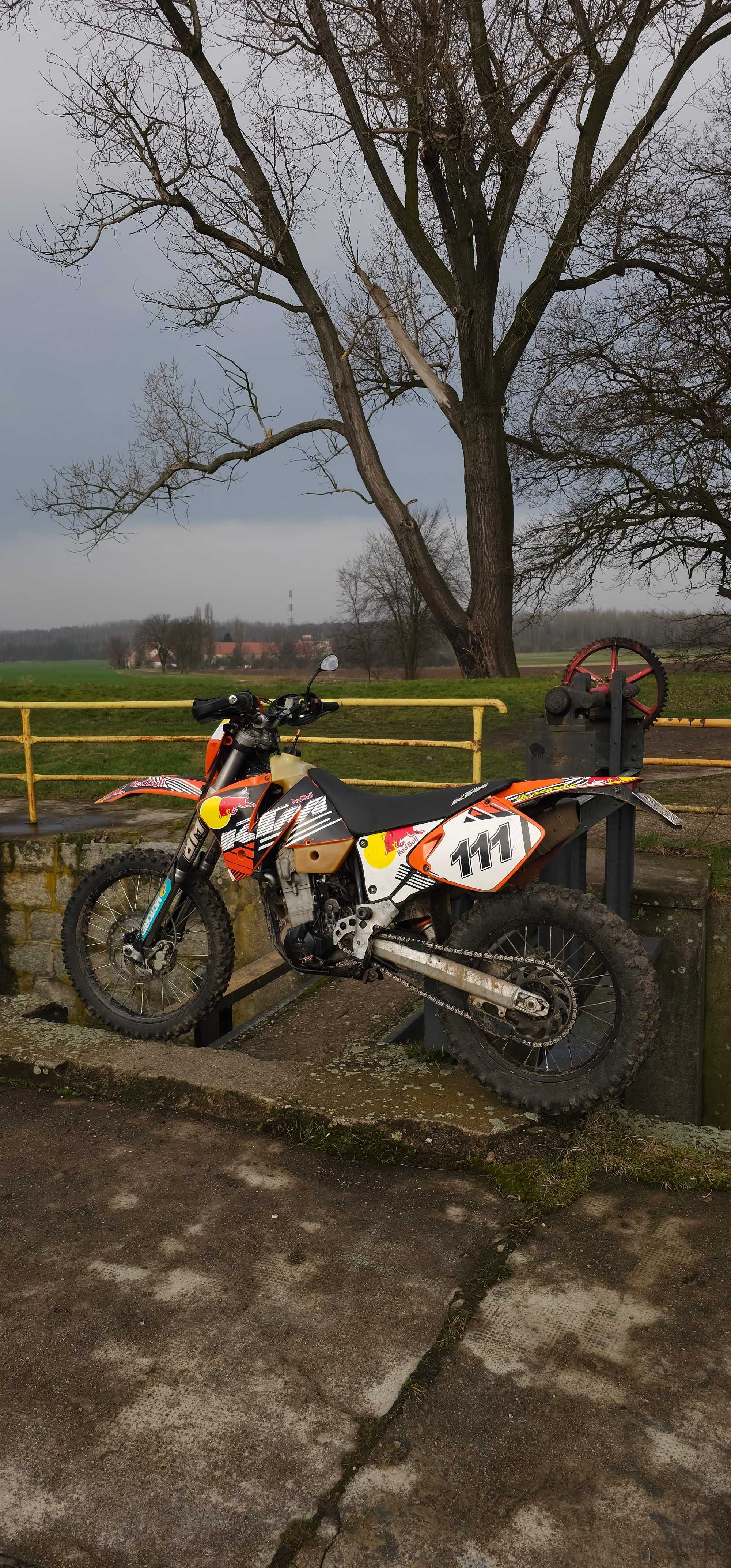 KTM 520 EXC A2 po remoncie góry