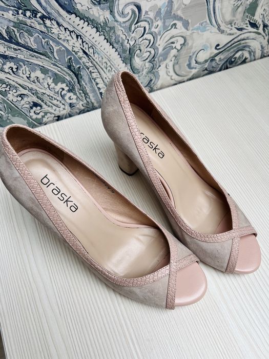 Туфли замшевые Braska