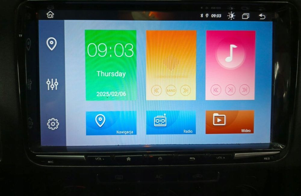 vw t5 lift radio samochodowe radioodtwarzacz android gps nawigacja