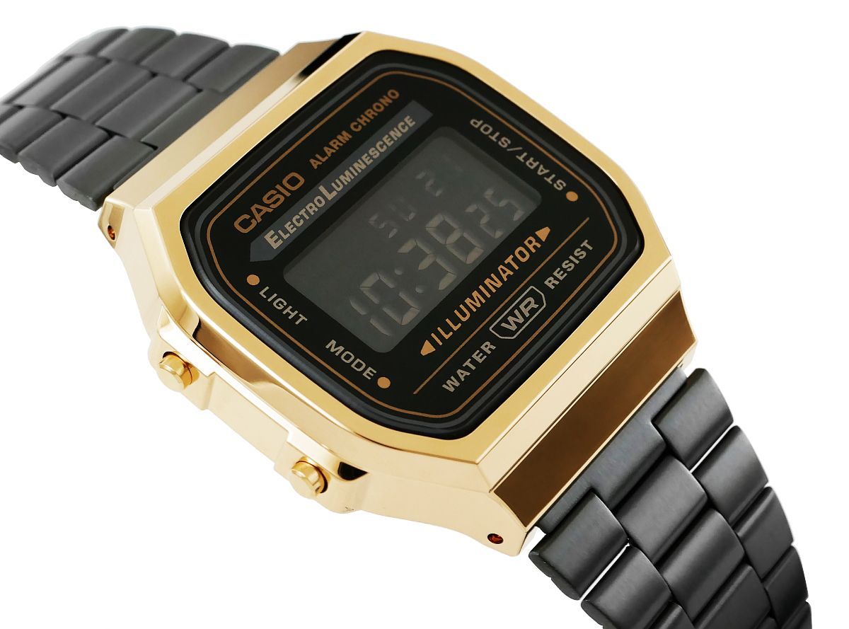 zegarek męski casio a168wegb-1bef + box
