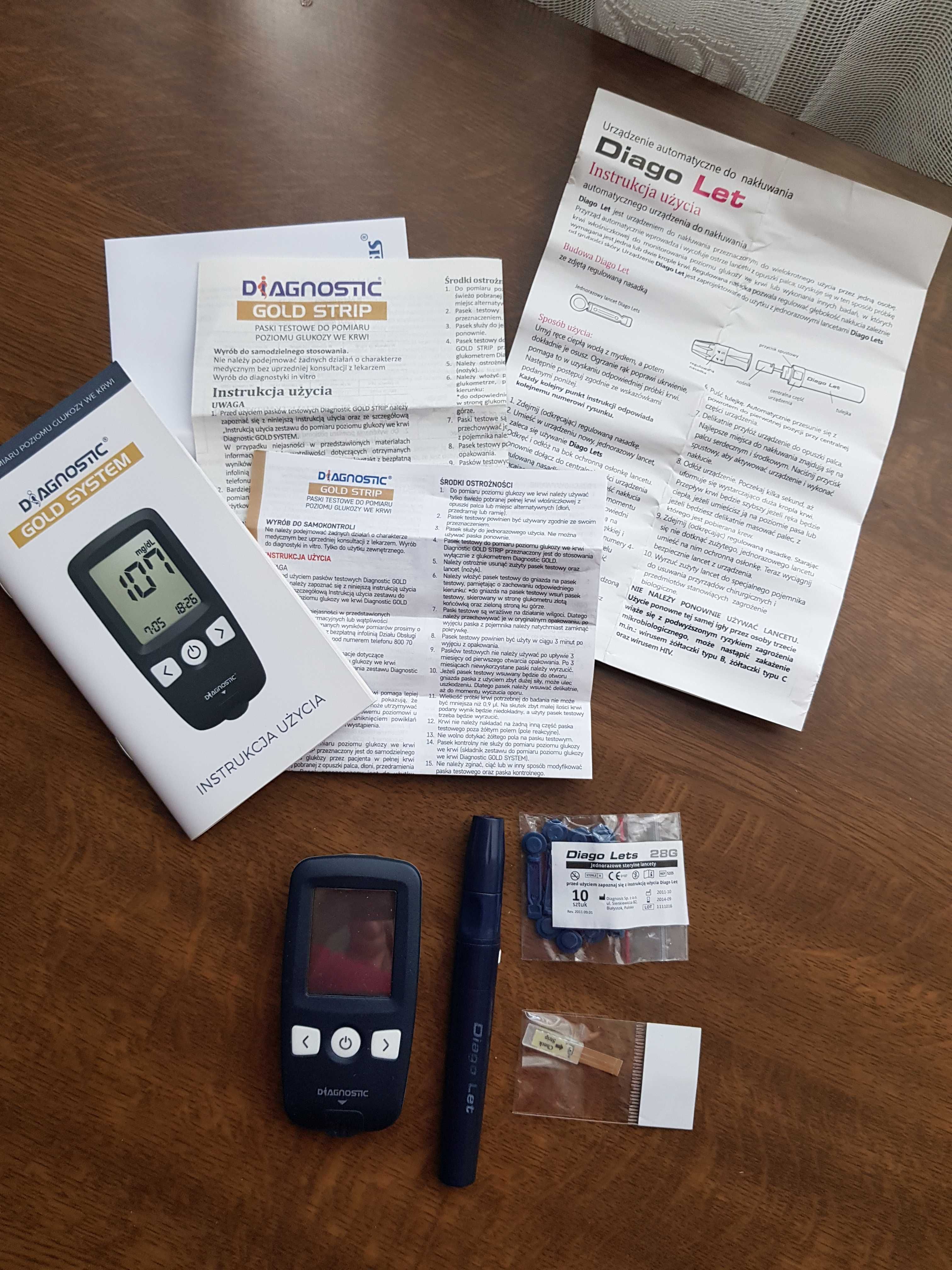 Glukometr Diagnostic Gold System