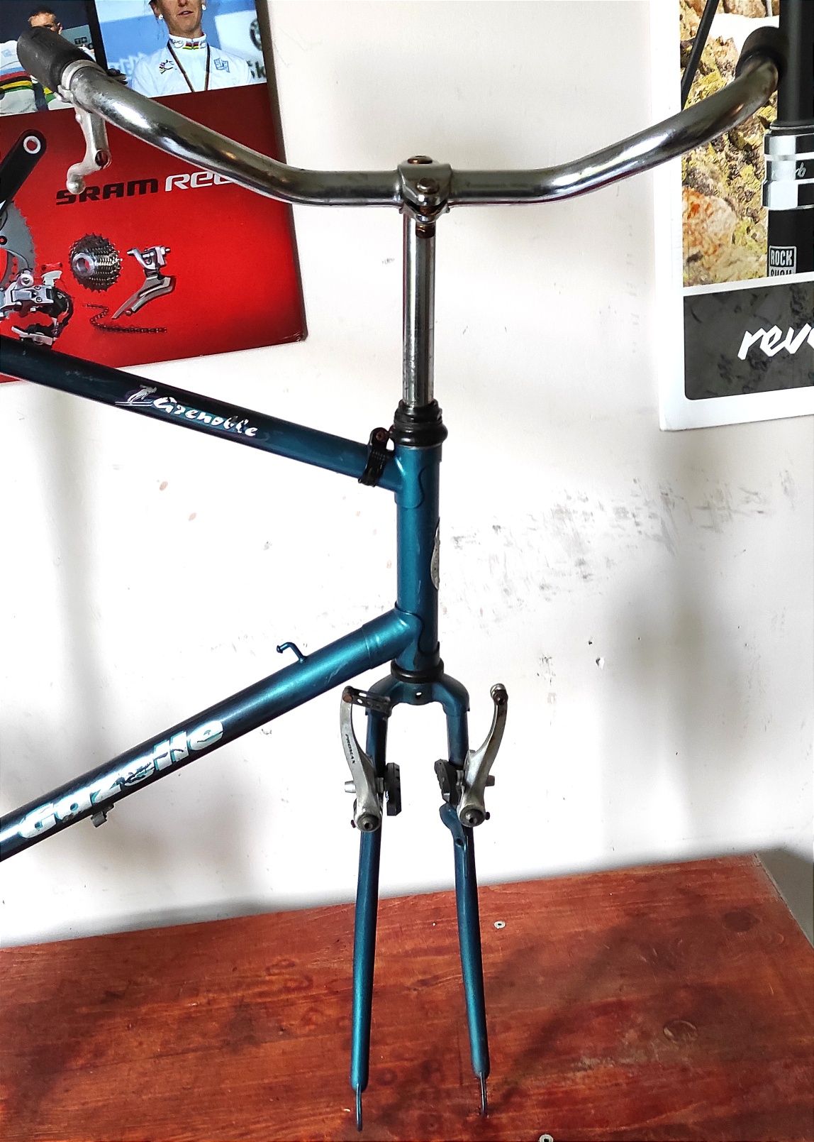 Rama rowerowa miejska city Gazelle 28" chromoly Reynolds 24" korba