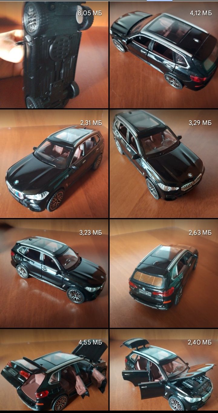 Моделі 1:32машин BMW X5, Prado, GLS, Toaureg, Cayen, Defender 1:43 CRV