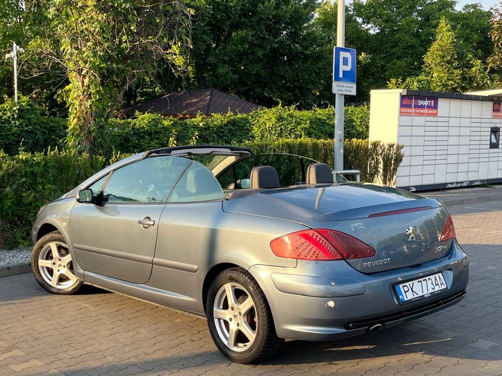 Peugeot 307cc 2.0HDI//navi//klima//skora//cabrio//bardzo dobry stan