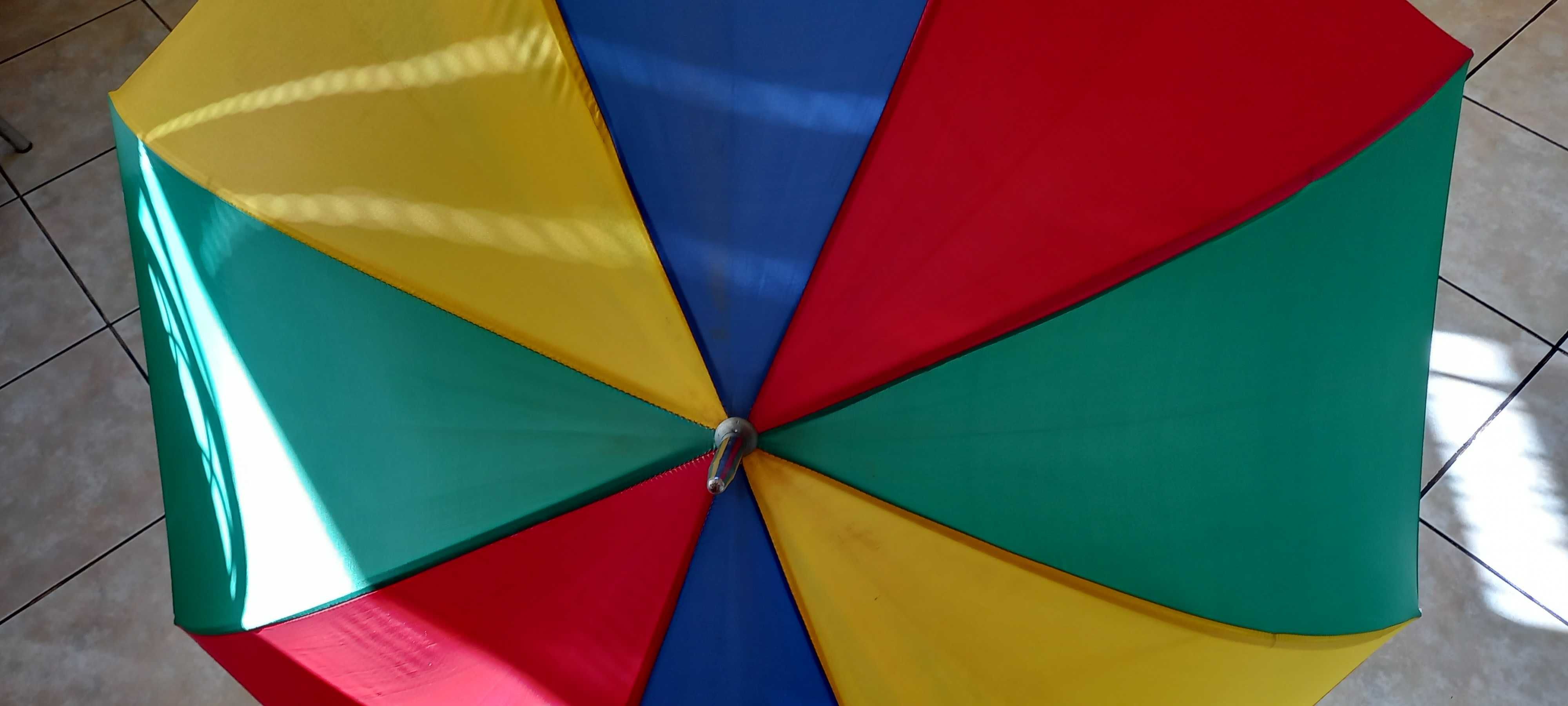 Parasolka damska duża kolorowa