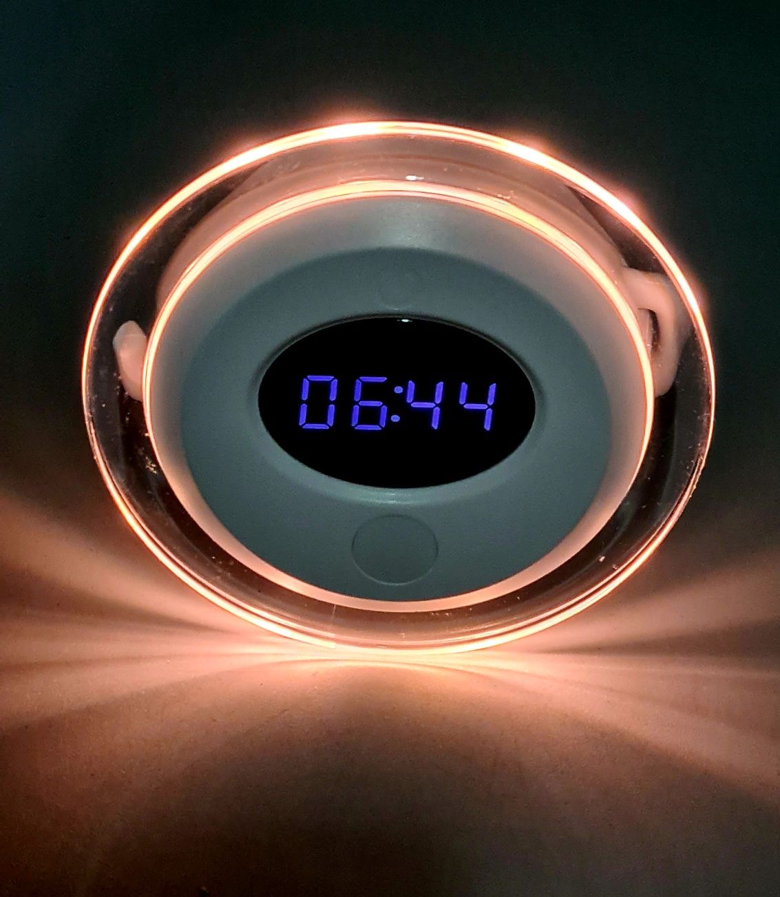 Zegarek lampka led z wyświetlaczem godziny zegar podświetlany