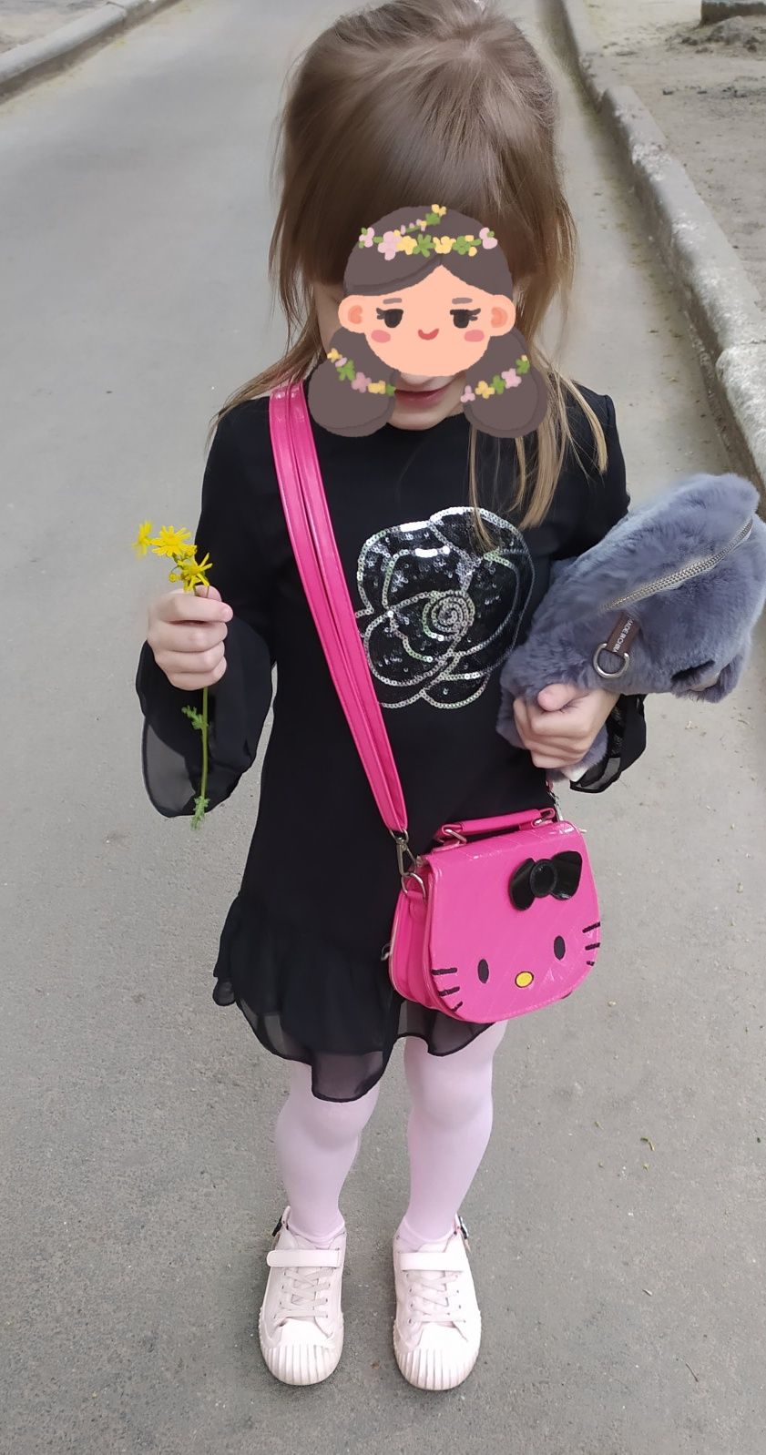 Платье "Единорожек"на девочку 5-6 лет
