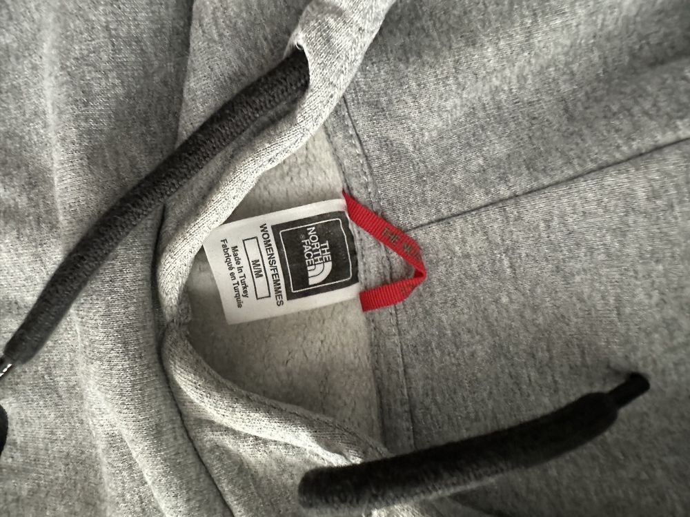 Худі тепле The north face сіре