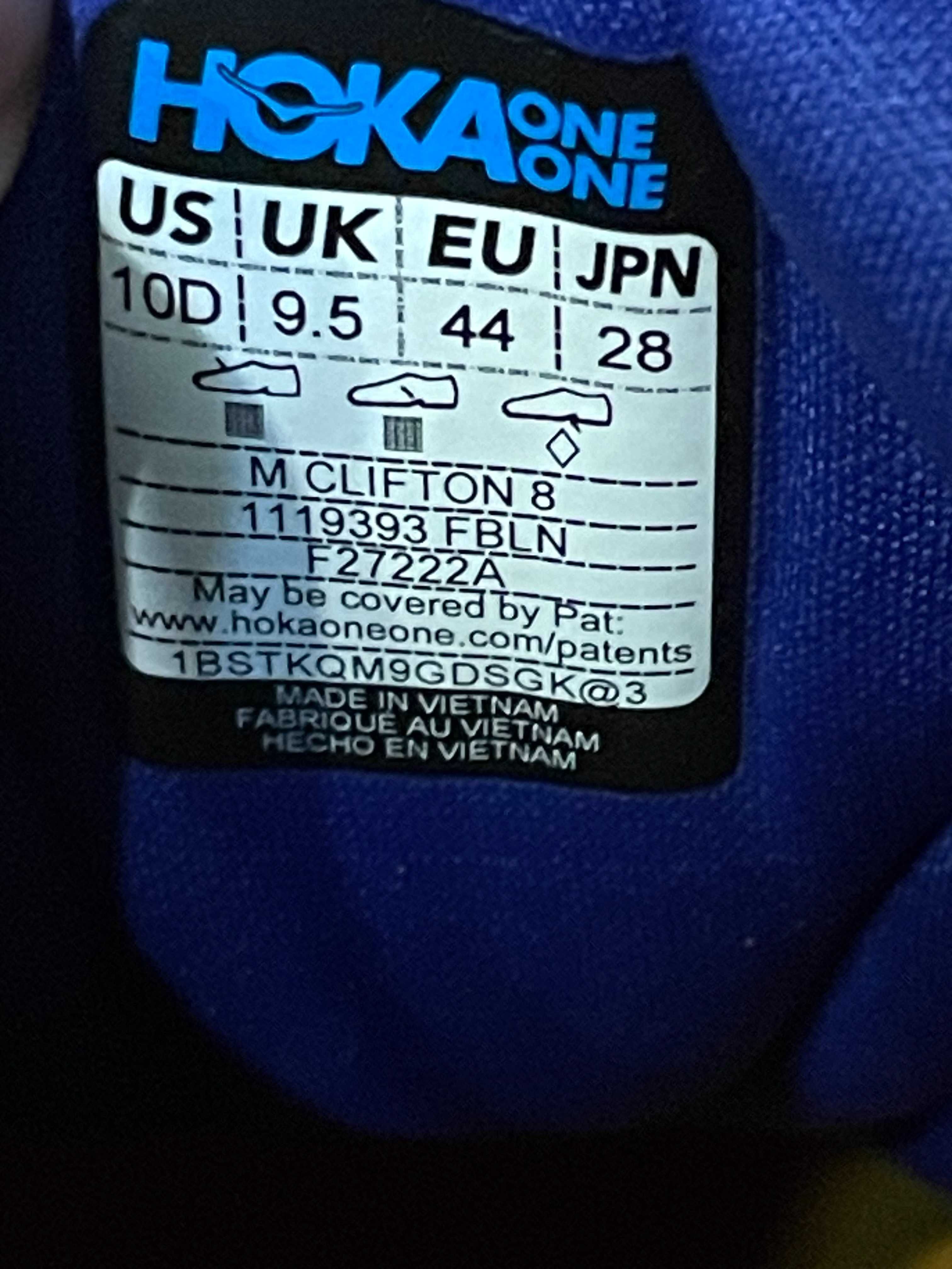 Кросівки Hoka Clifton 8.       44 р     28см