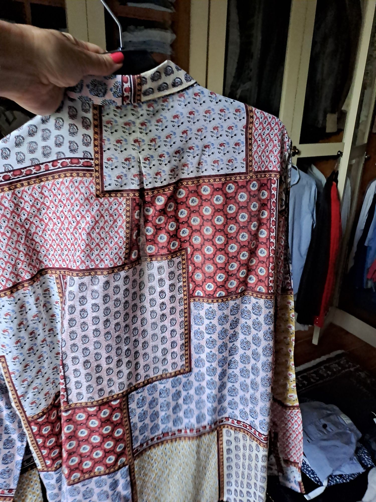 Camisa Blusa fresca Massimo Dutti Algodão