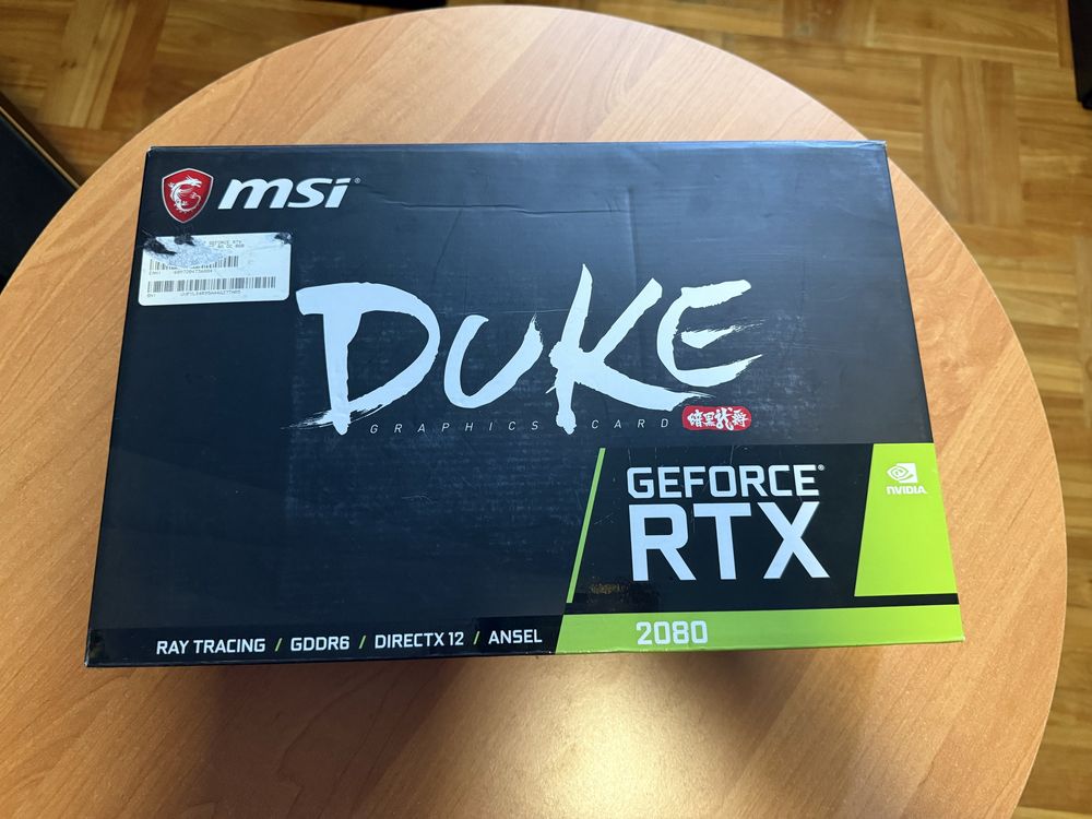 MSI GeForce RTX 2080 duke 8GB GDDR6
