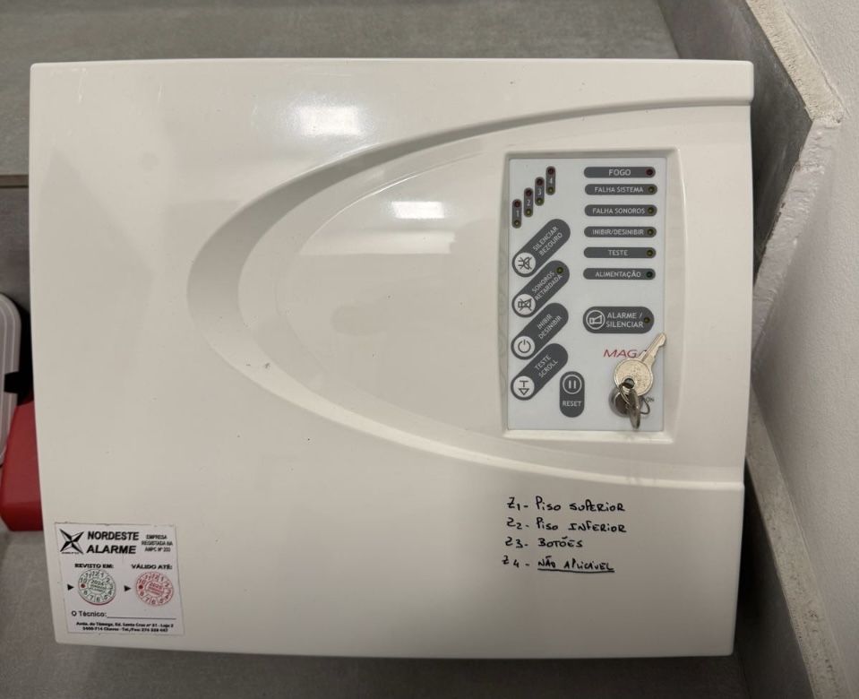 Sistema de alarme de incendio
