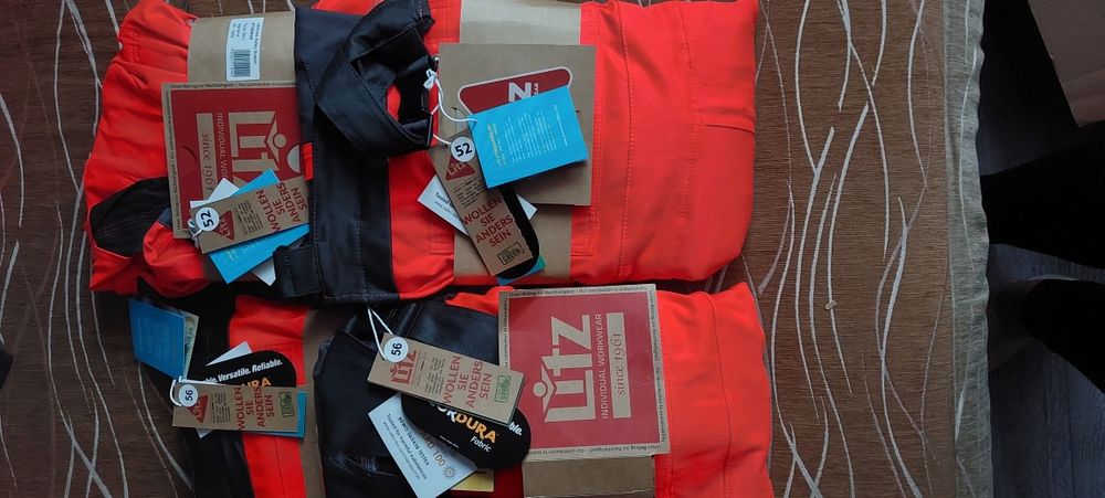 Nowe spodnie ogrodniczki robocze LITZ rozmiar 52 i 56