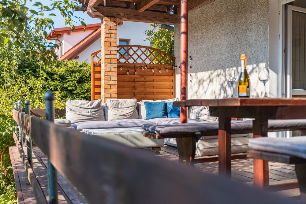 Domek na Mazurach 10os., Domek nad jeziorem, prywatna plaża