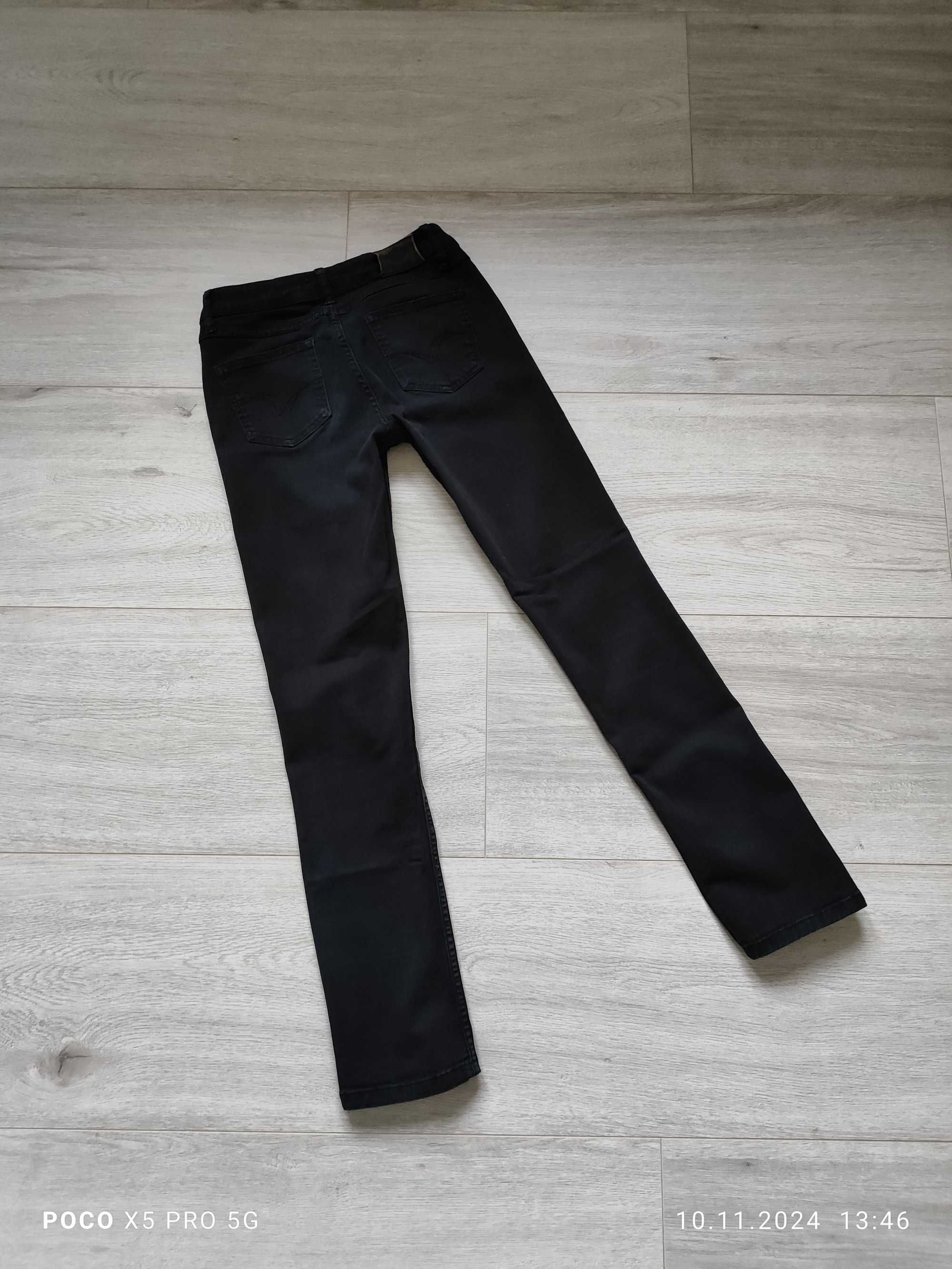 Spodnie Lee Cooper damskie W 27 czarne jeansy